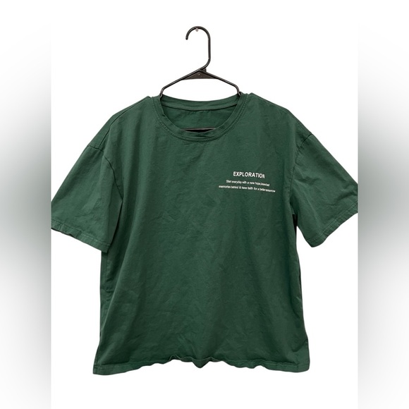 Exploration Dark Green Men's T-Shirt - Picture 1 of 4